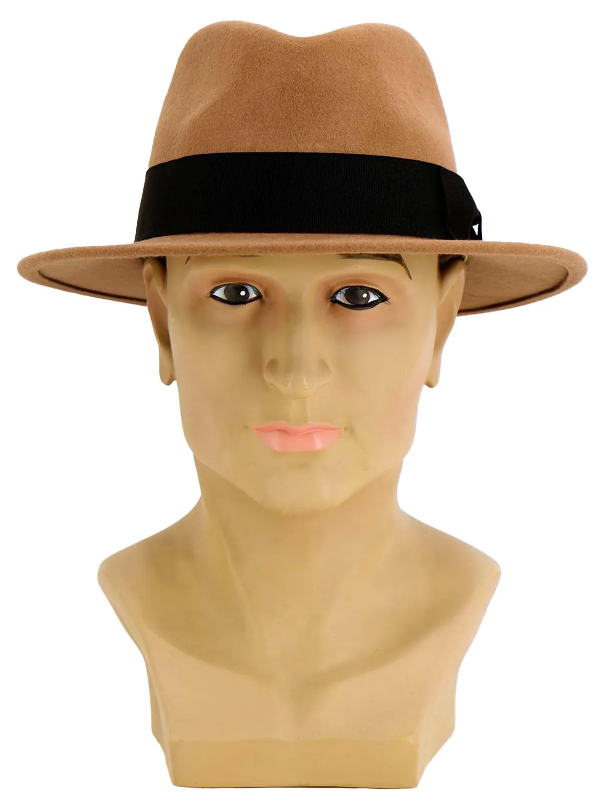 1940s Style Camel Vintage Style Fedora