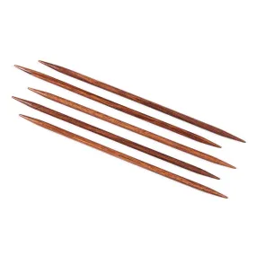 8" San Wood Double Pointed Needles