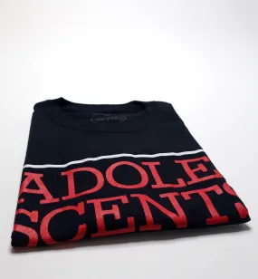 Adolescents - Bars Logo Tour Shirt Size Large (Black)