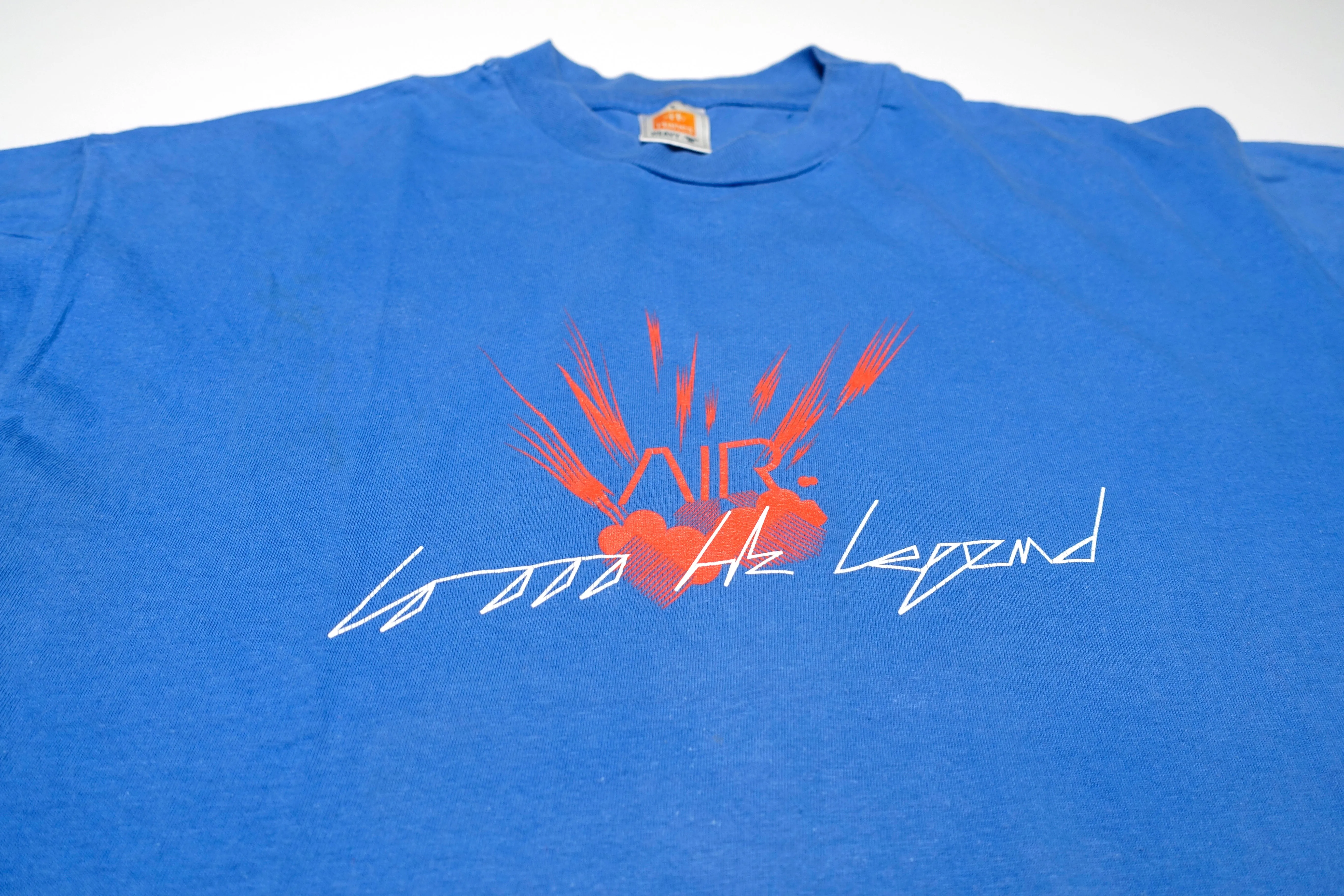 Air - 10,000 Hz Legend 2001 Tour Shirt Size Large (Blue)