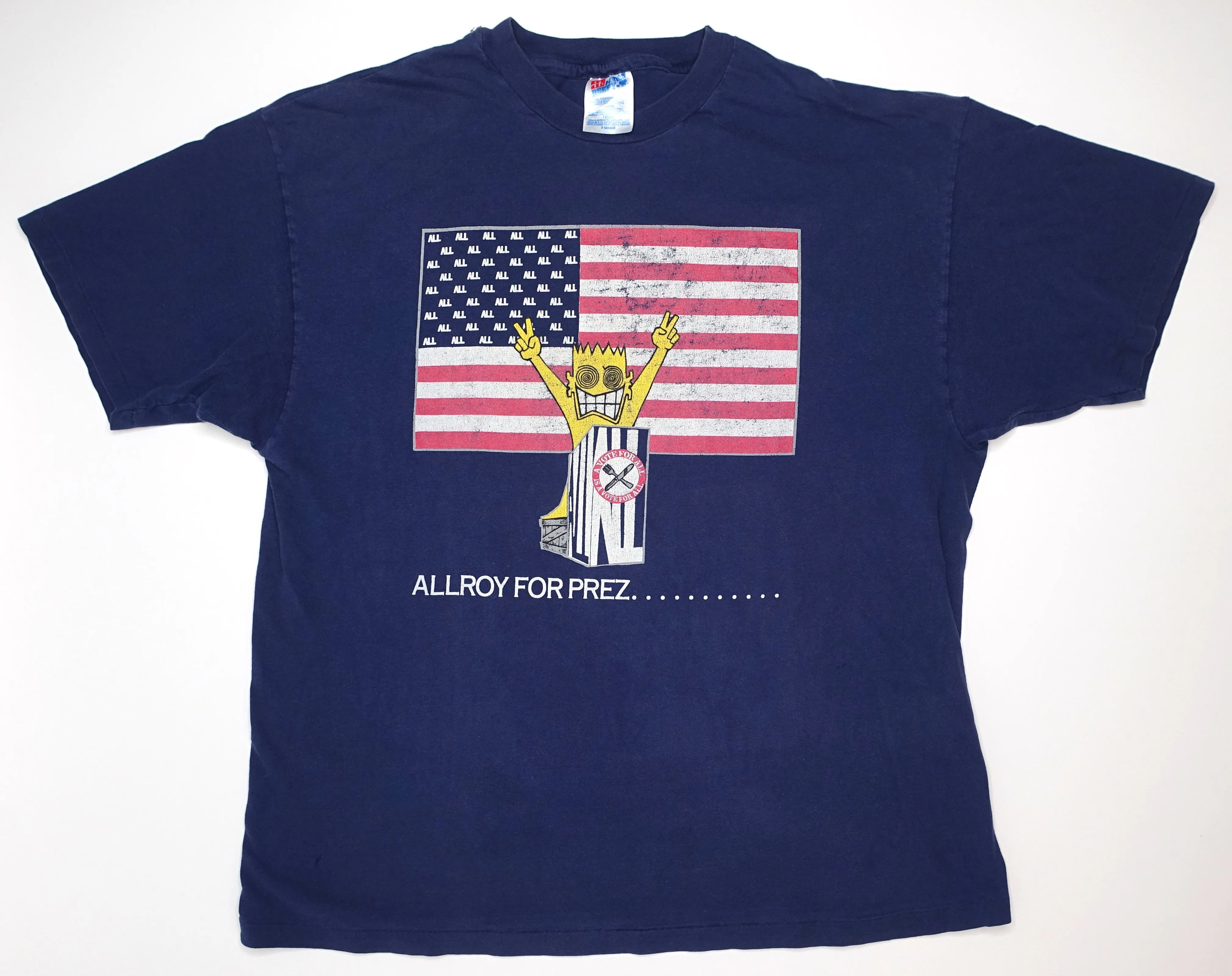 ALL - Allroy For Prez...1988 Tour Shirt Size XL