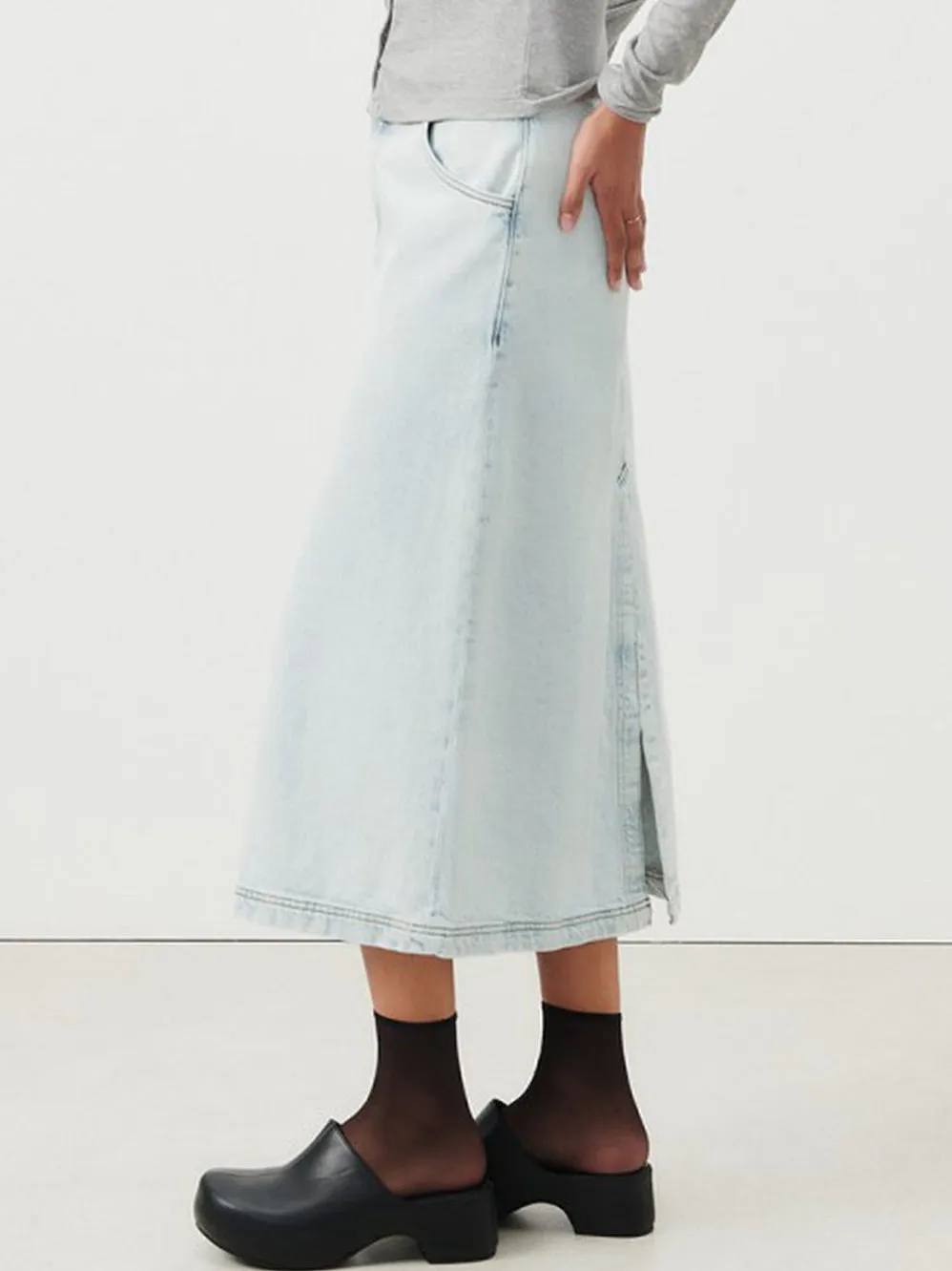 AMERICAN VINTAGE JOYBIRD DENIM SKIRT