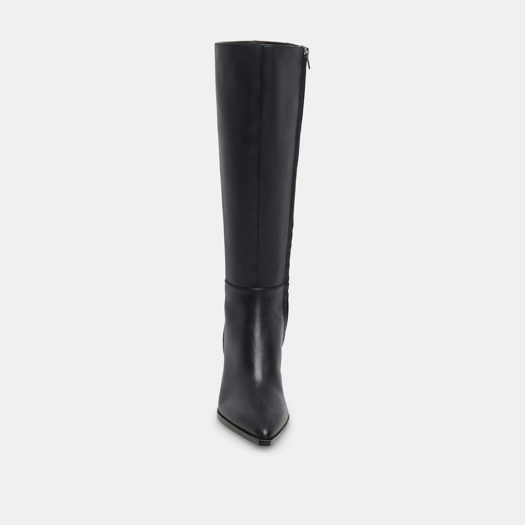 AUGGIE WIDE CALF BOOTS BLACK LEATHER