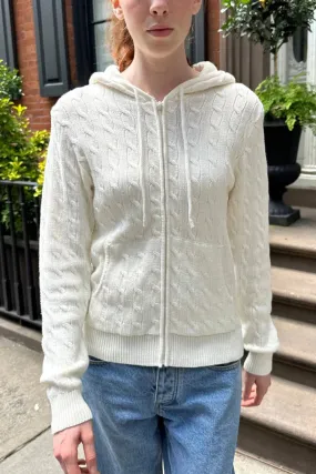 Ayla Cable Knit Hoodie