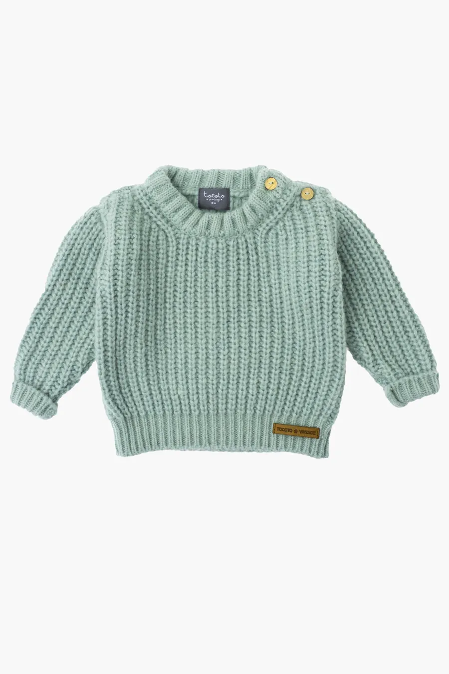 Baby Boy Sweater Tocoto Vintage Chunky Knit