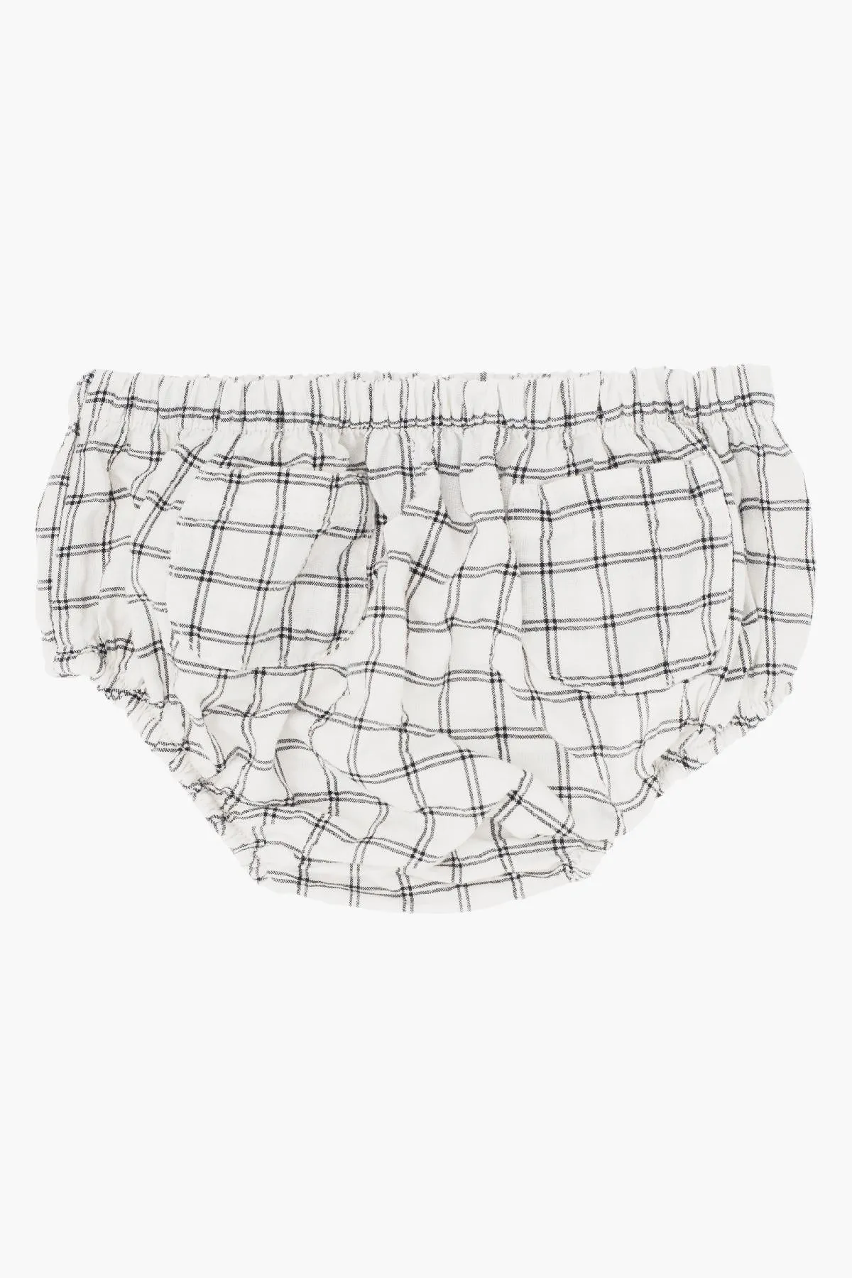 Baby Girl Bloomer Tocoto Vintage Check Off White