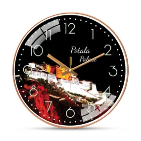 Beautiful potala place of wall clock