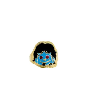 Blue Devil Ring - Gold