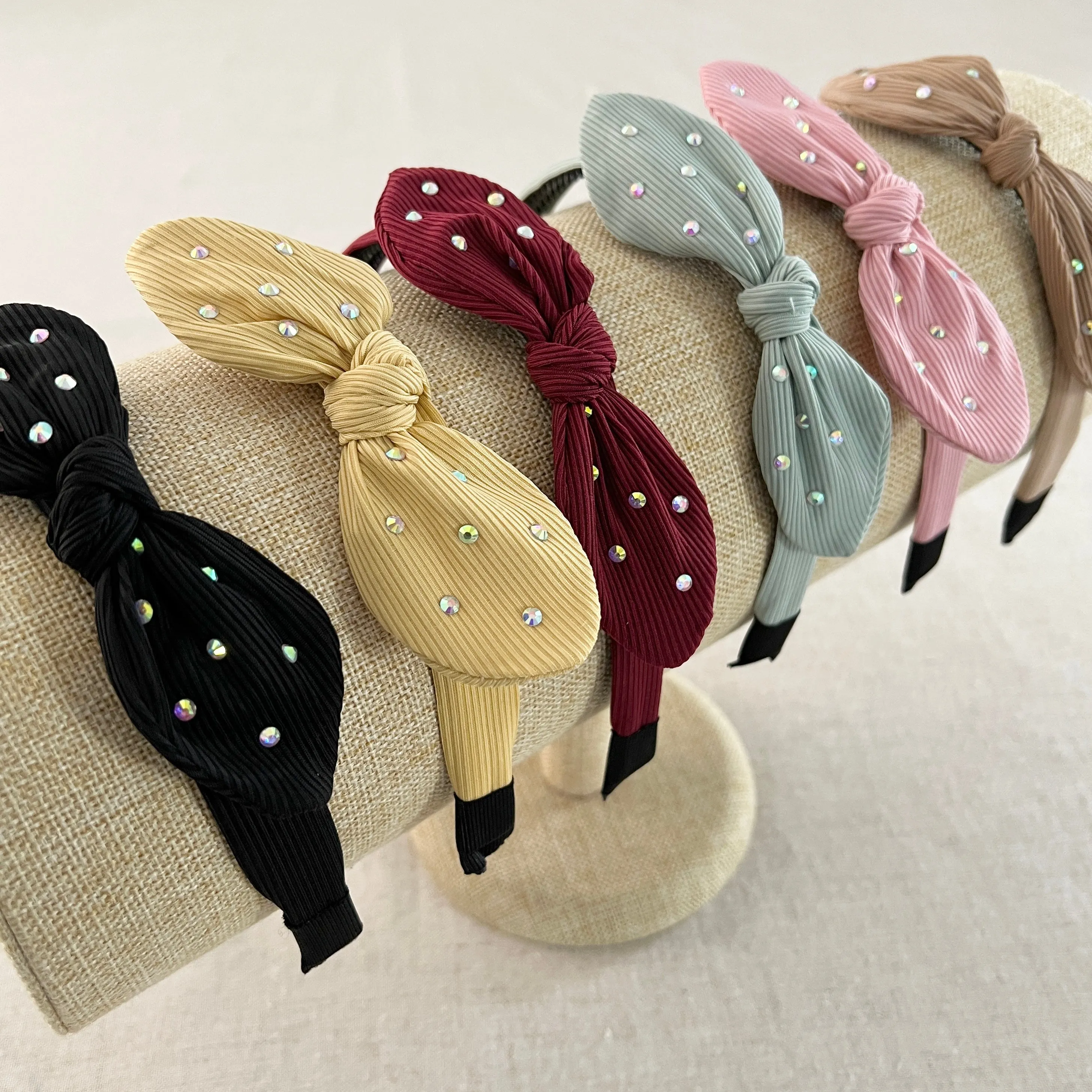 Bow Jewel Headband - Assorted