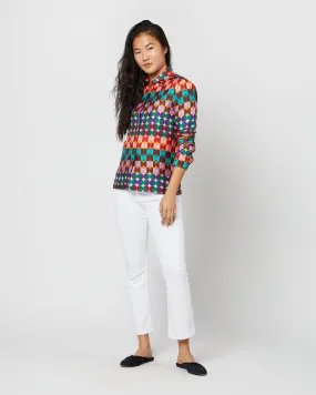 Boy Shirt in Mezzaluna Rainbow