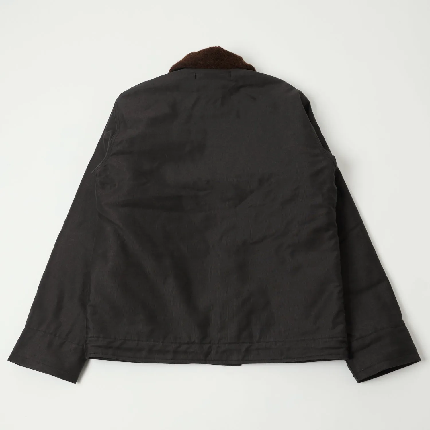 Buzz Rickson's x William Gibson Type N-1 Deck Jacket - Black Demotex