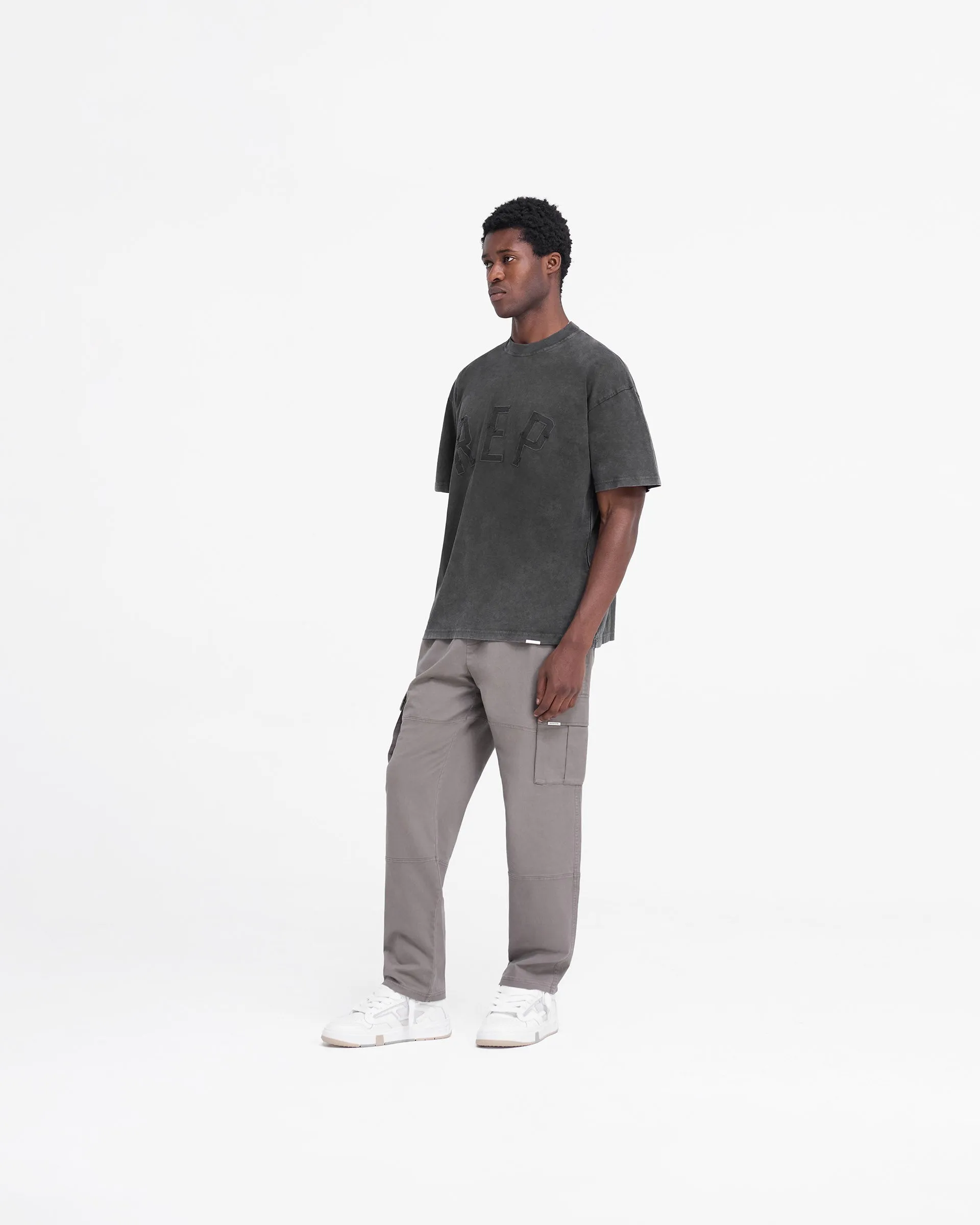 Dark Taupe Cargo Pants with Multiple Pockets