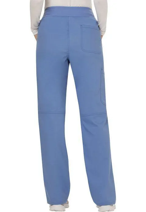 Cherokee WorkWear  Womens Elastic Waistband Cargo Pull-On Scrub Pant