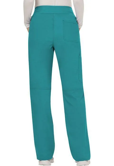 Cherokee WorkWear  Womens Elastic Waistband Cargo Pull-On Scrub Pant