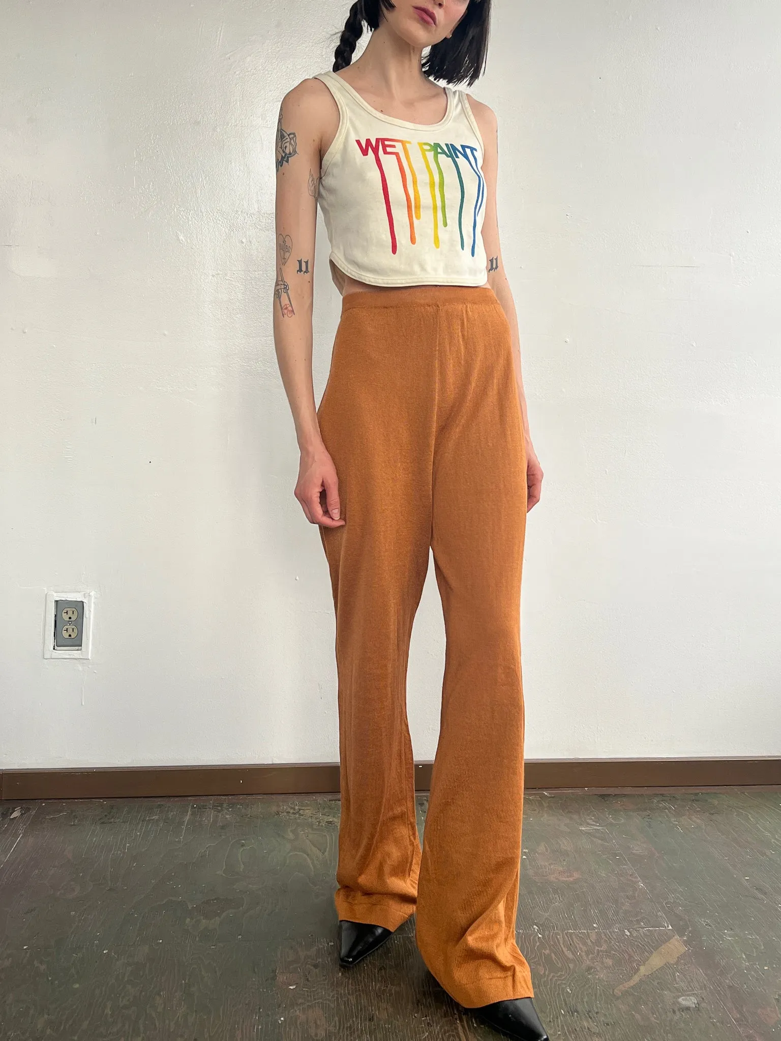 Cinnamon YSL Knit Pants (M)