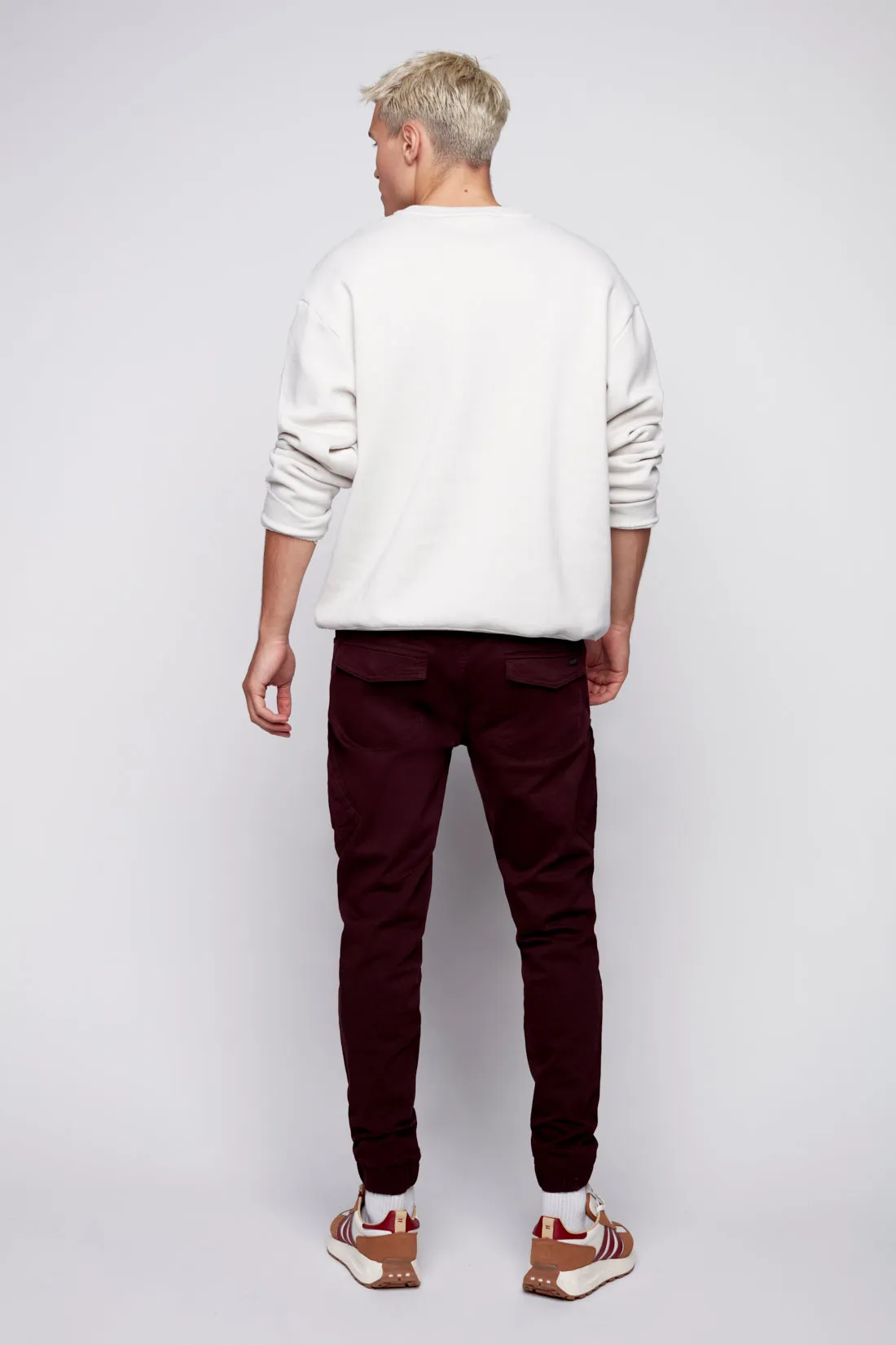 COHEN - 5 Pocket Cargo Jogger - Wine