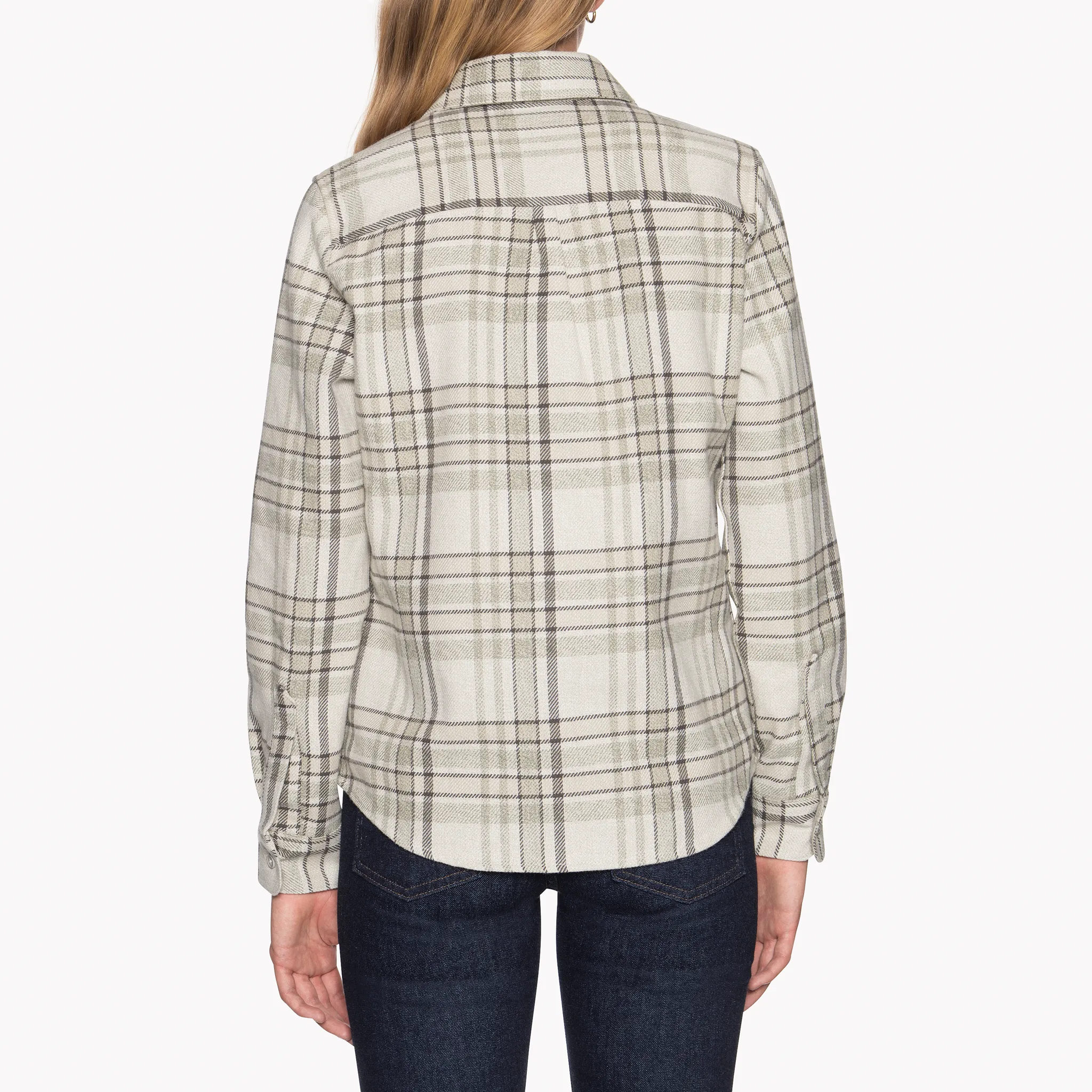 Country Shirt - Heavy Vintage Flannel - Pale Grey