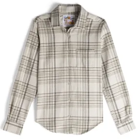 Country Shirt - Heavy Vintage Flannel - Pale Grey