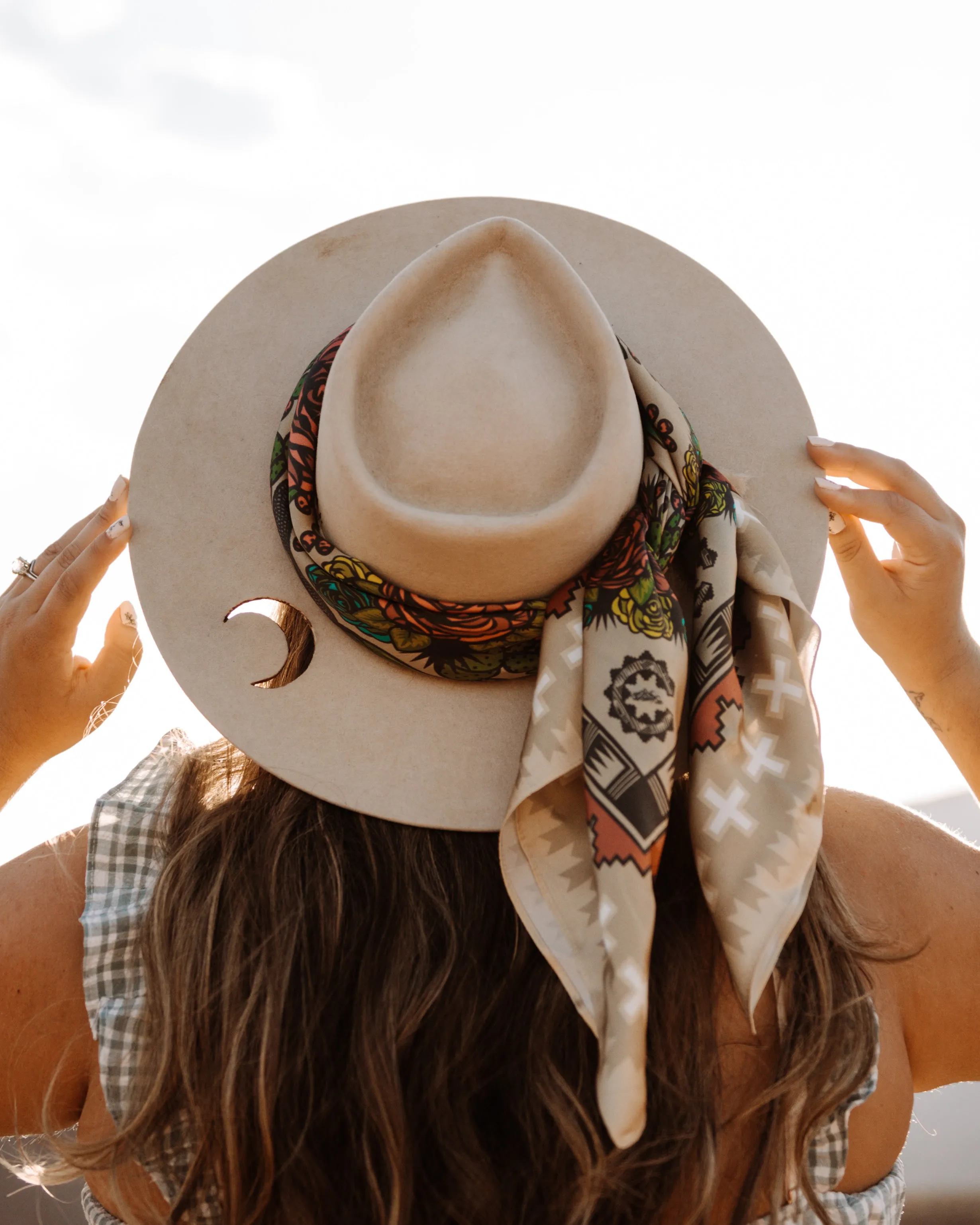 Desert Floral Silk Scarf