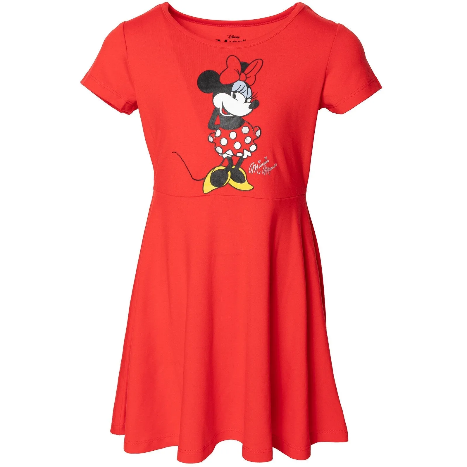 Disney Encanto Minnie Mouse Isabela Luisa Mirabel Girls Skater Dresses and Scrunchie Toddler to Big Kid