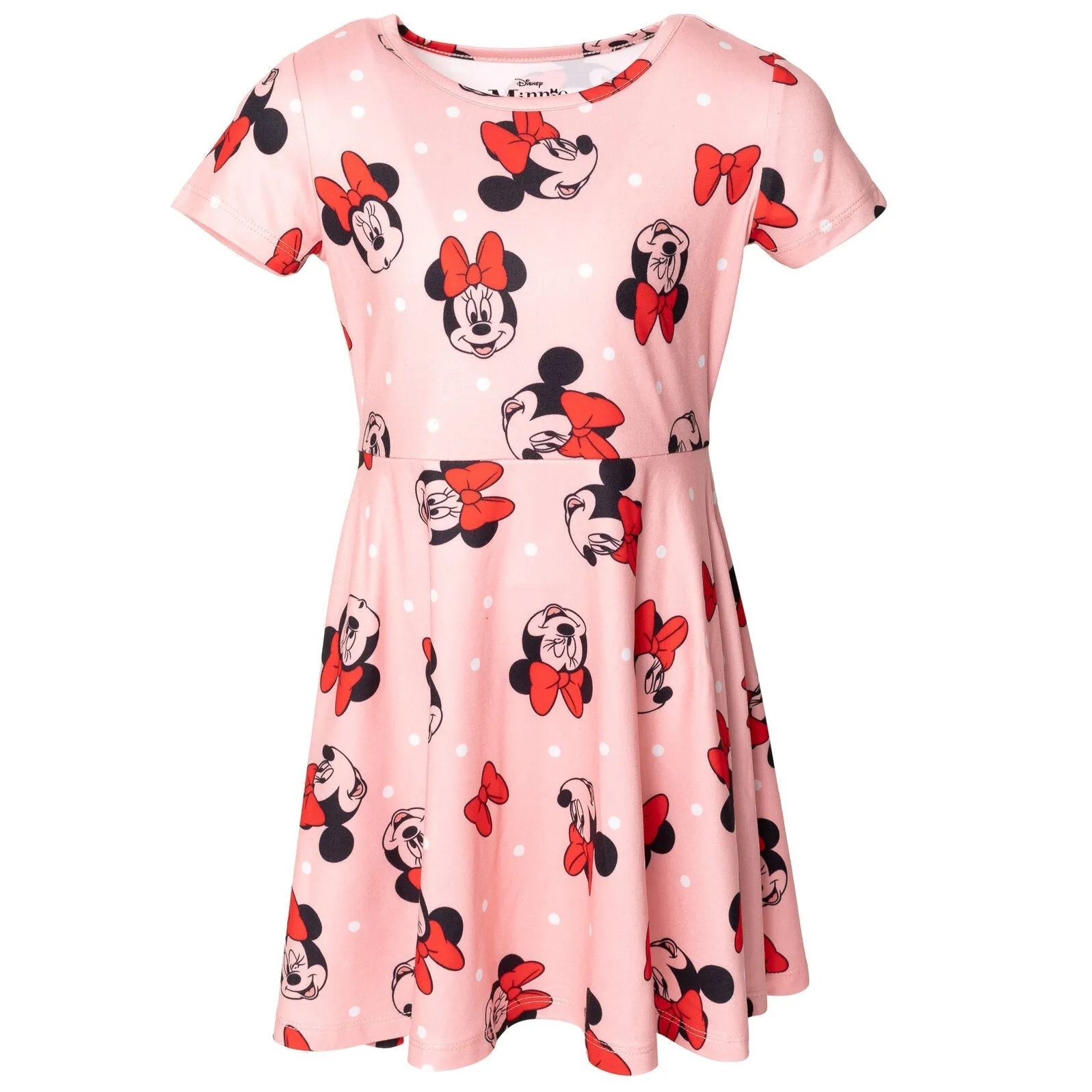 Disney Encanto Minnie Mouse Isabela Luisa Mirabel Girls Skater Dresses and Scrunchie Toddler to Big Kid