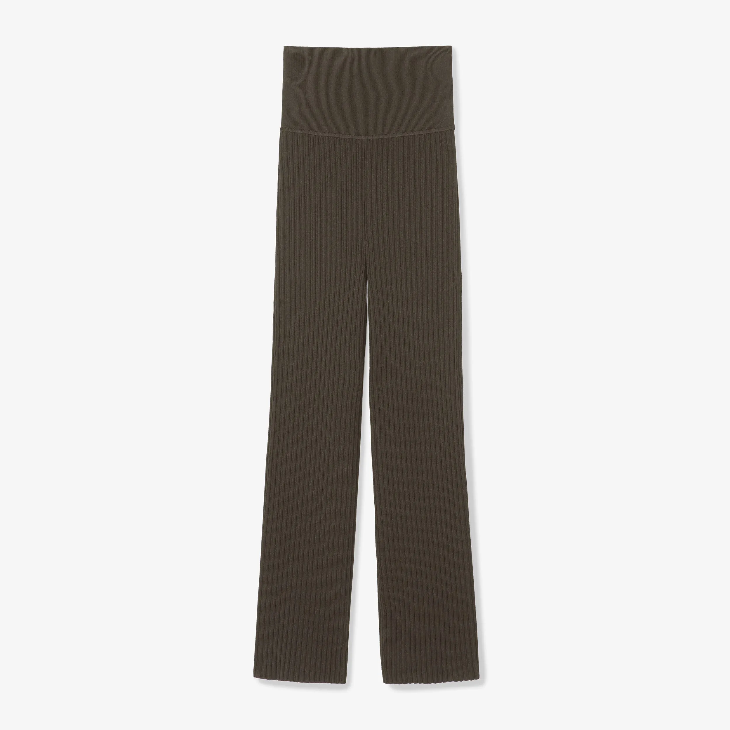 Finley Stretch Pant - Ribbed Jardigan Knit :: Ash