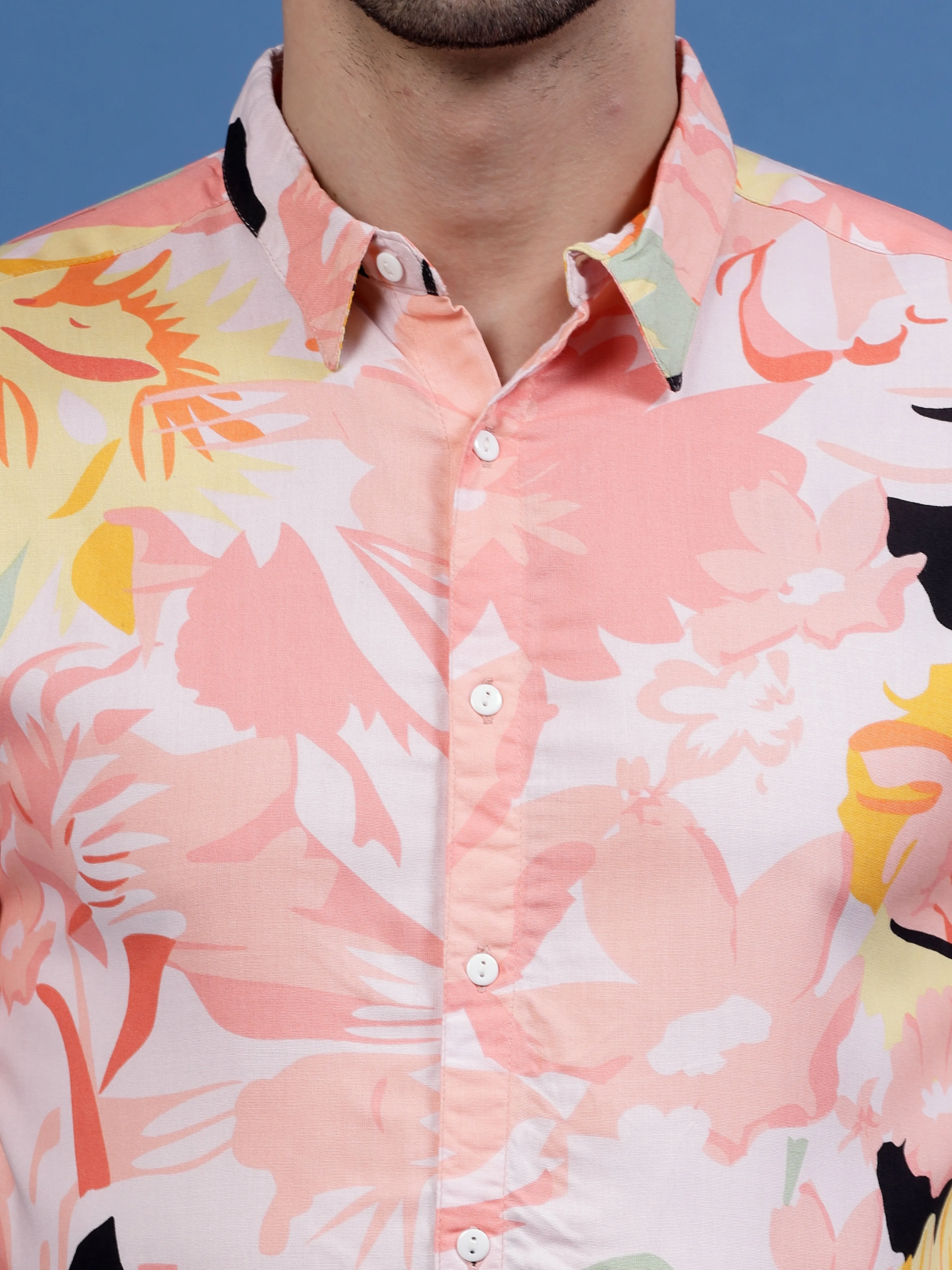 Floral Fantasy Rayon Shirt