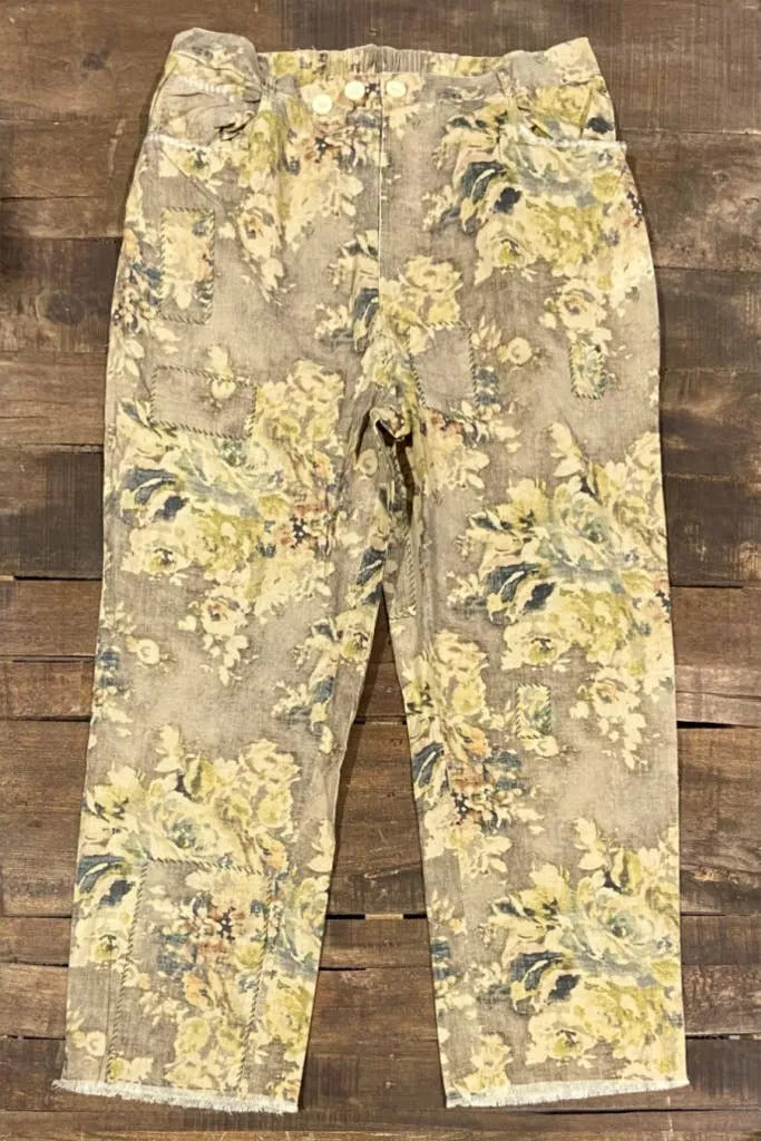 JG- Traveler Pants- Vintage Floral