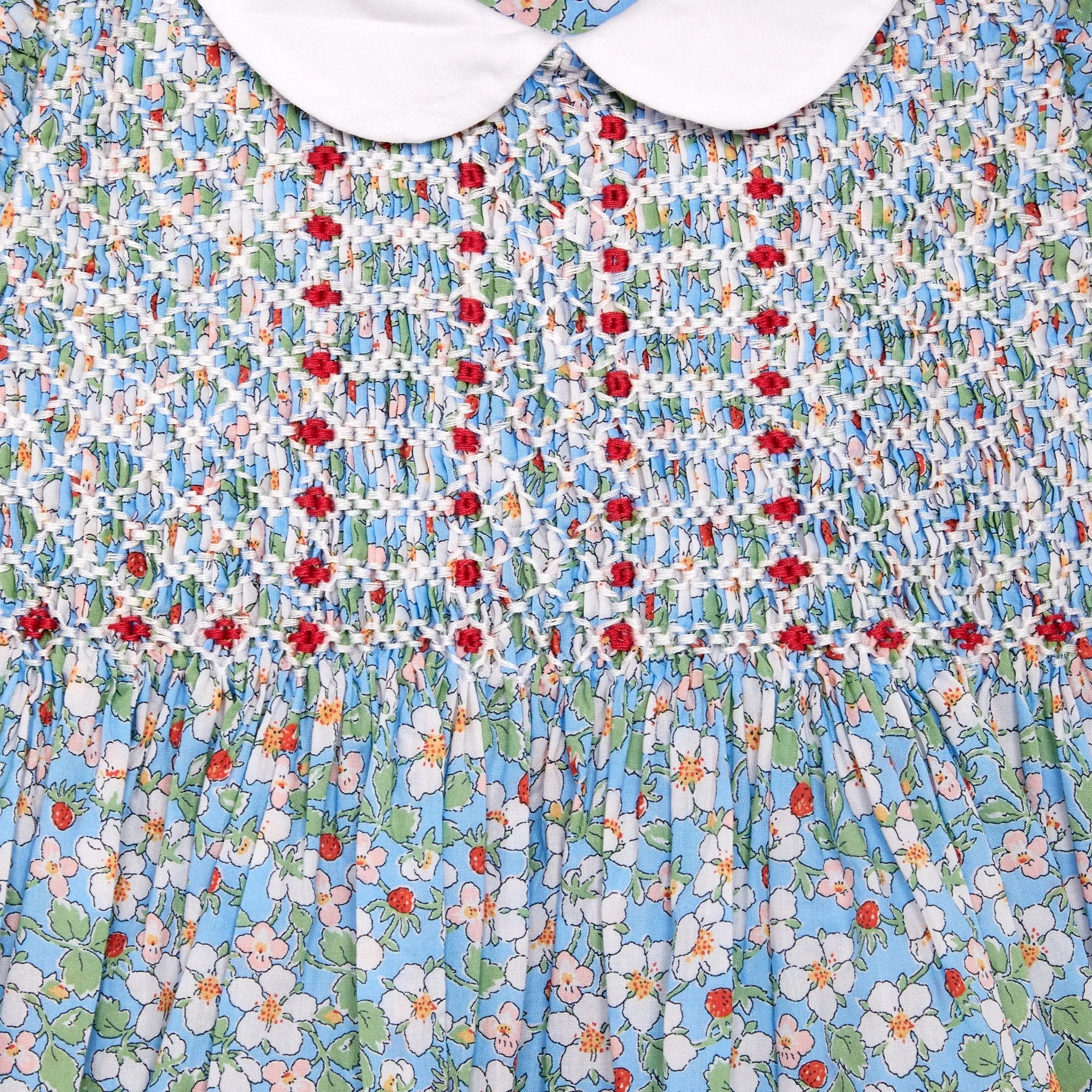 Made With Liberty Fabric:  Baby Dress Blossom