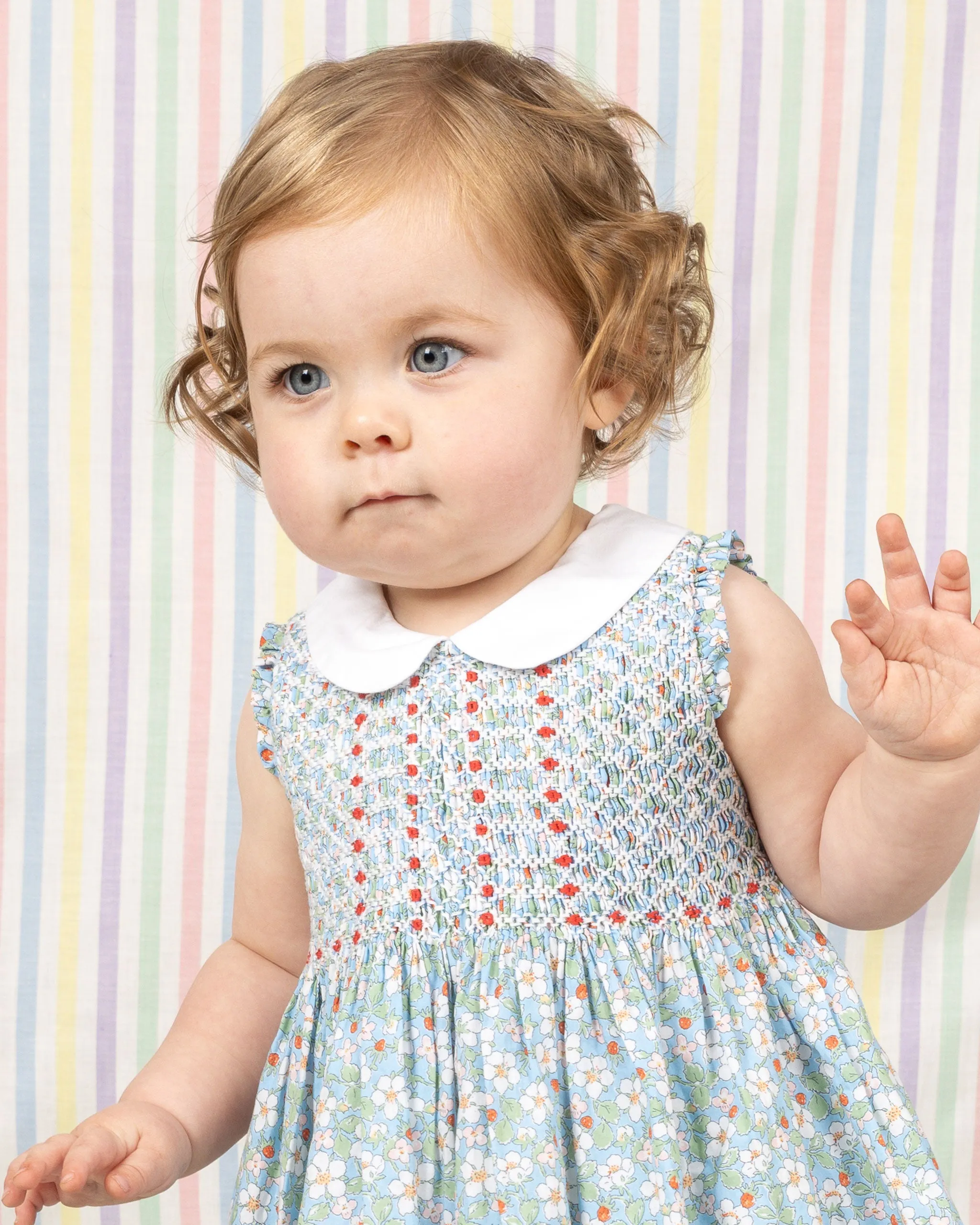 Made With Liberty Fabric:  Baby Dress Blossom