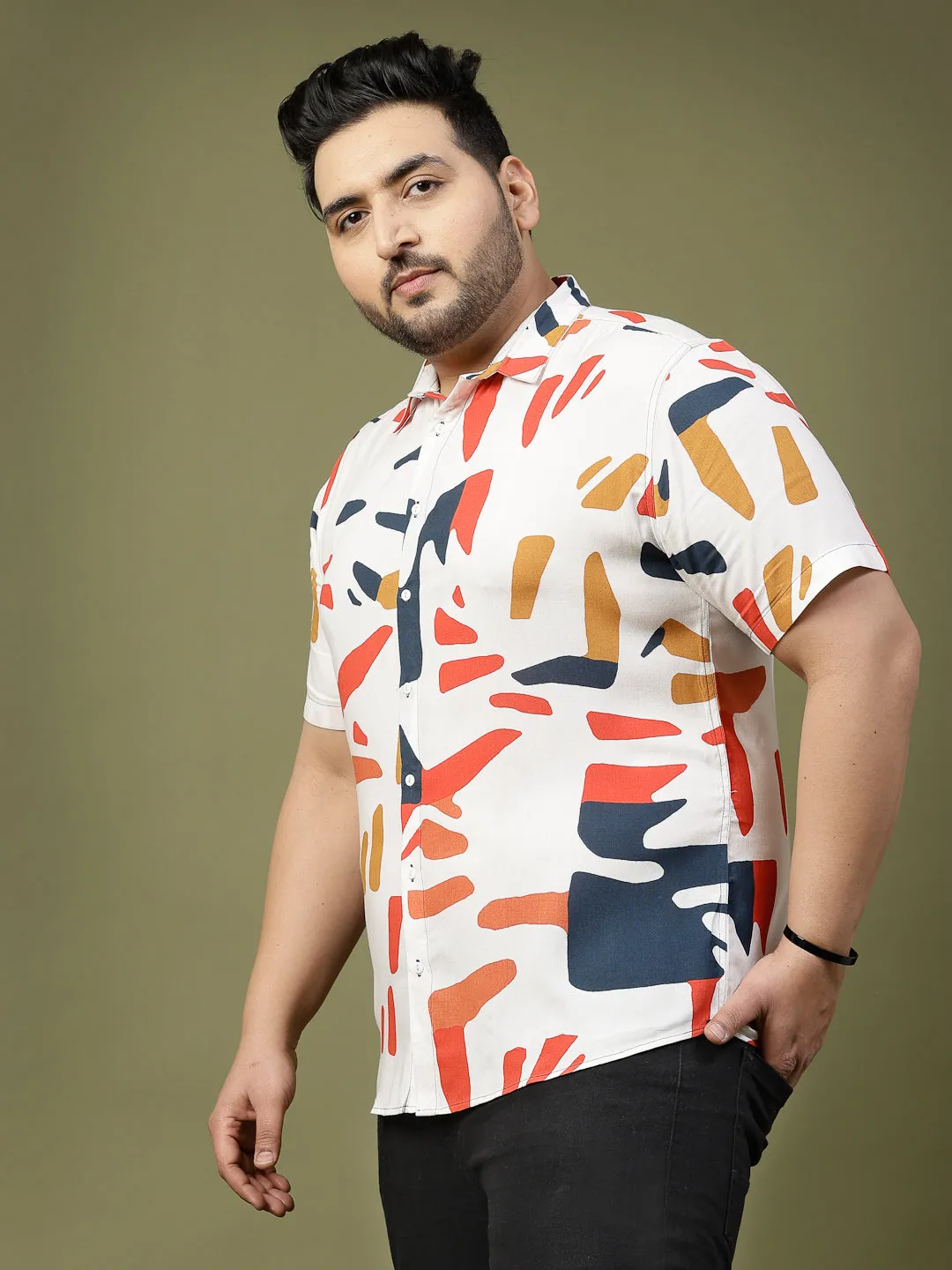 Metropolitan Mirage Abstract Print Shirt