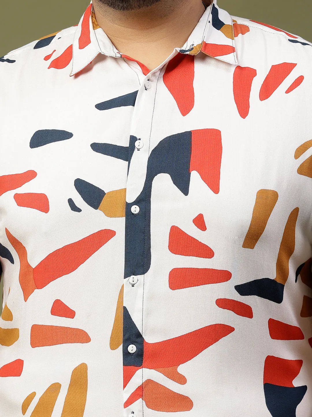 Metropolitan Mirage Abstract Print Shirt