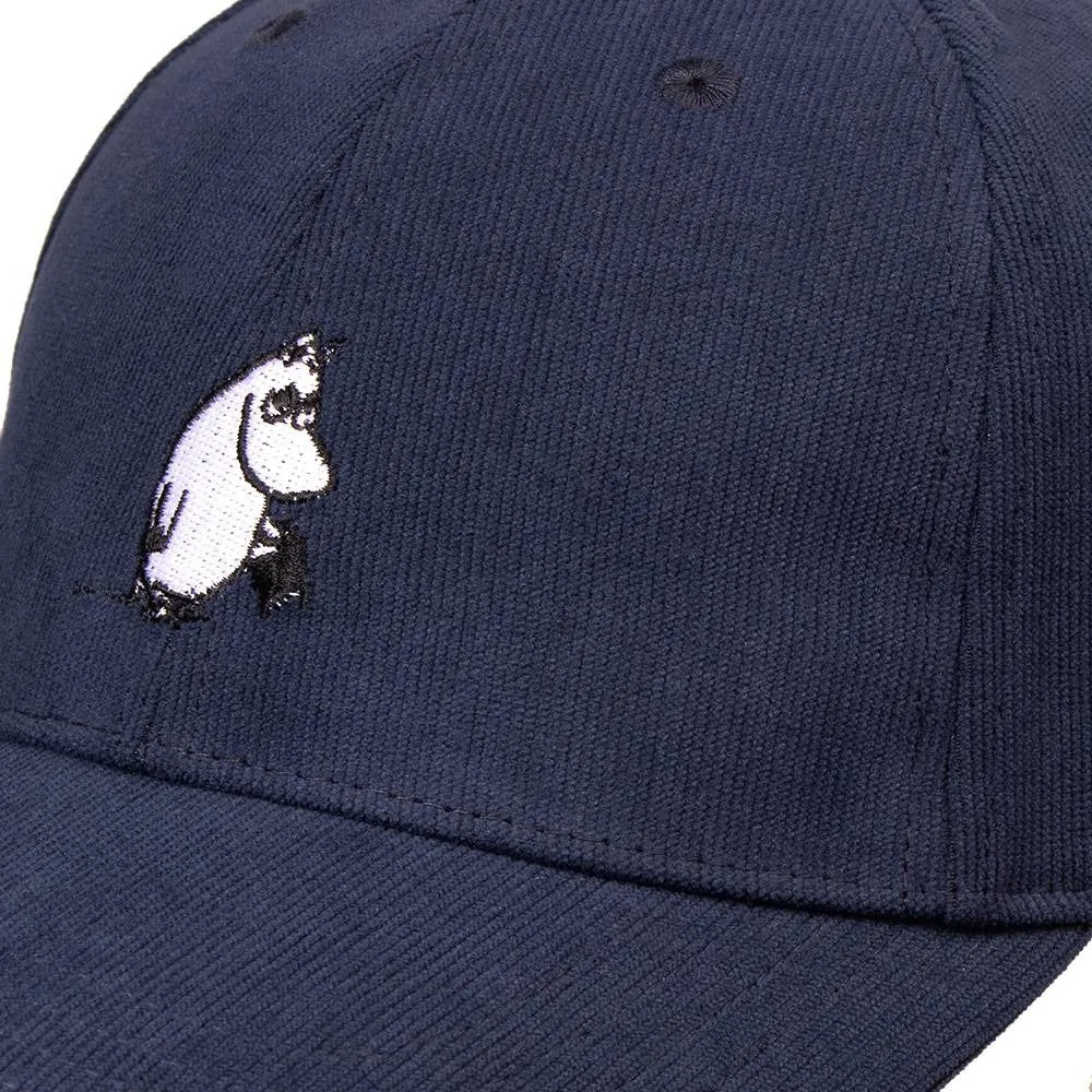 Moominpappa Corduroy Cap Adult Navy Blue - Nordicbuddies