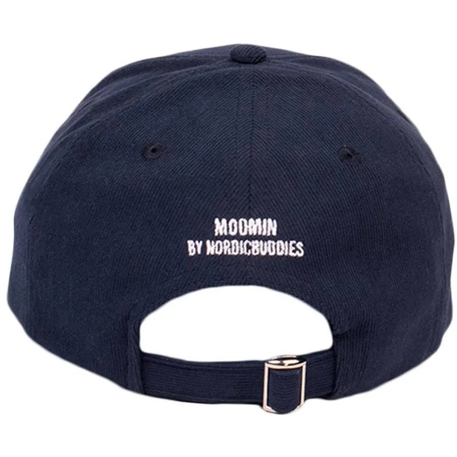 Moominpappa Corduroy Cap Adult Navy Blue - Nordicbuddies