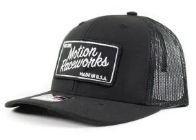 Motion Heritage Hat Black/Black Snapback