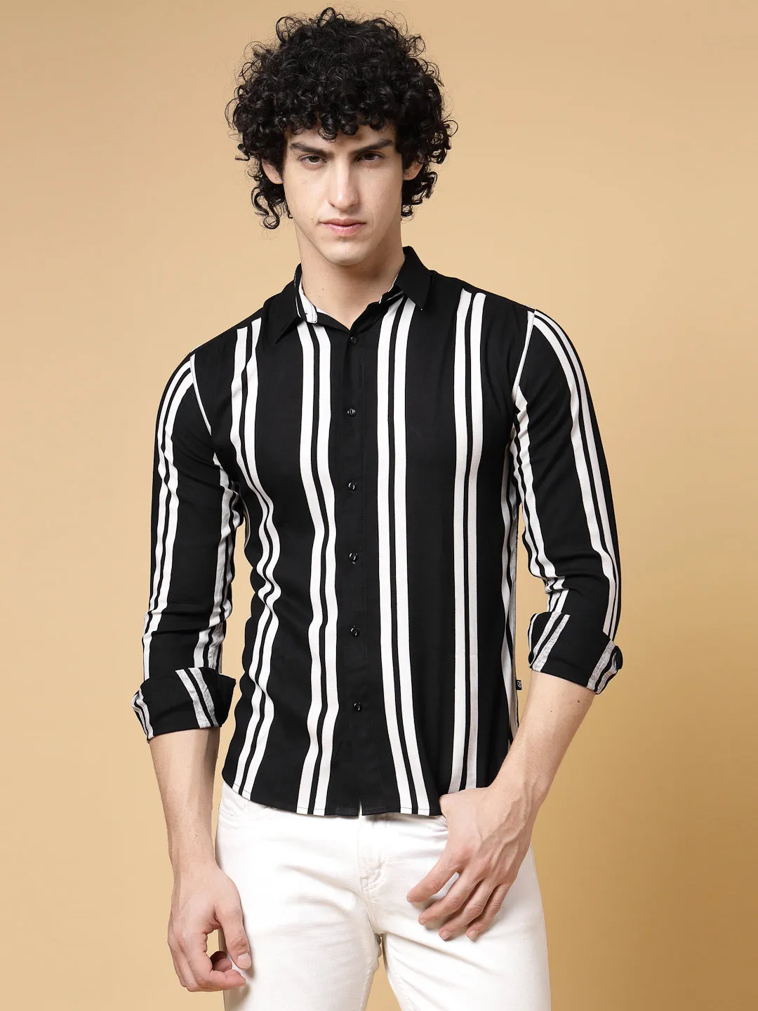 Onyx Striped Shirt