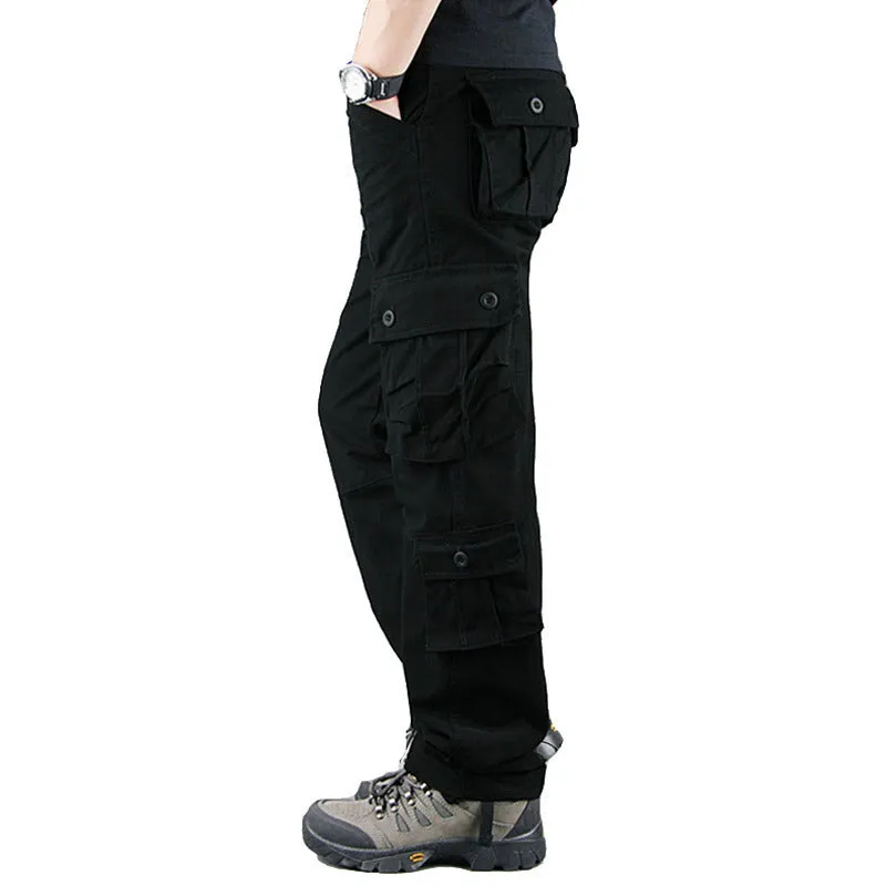 Outdoor Loose Wear-resistant Straight Multi-pocket Men's Pants