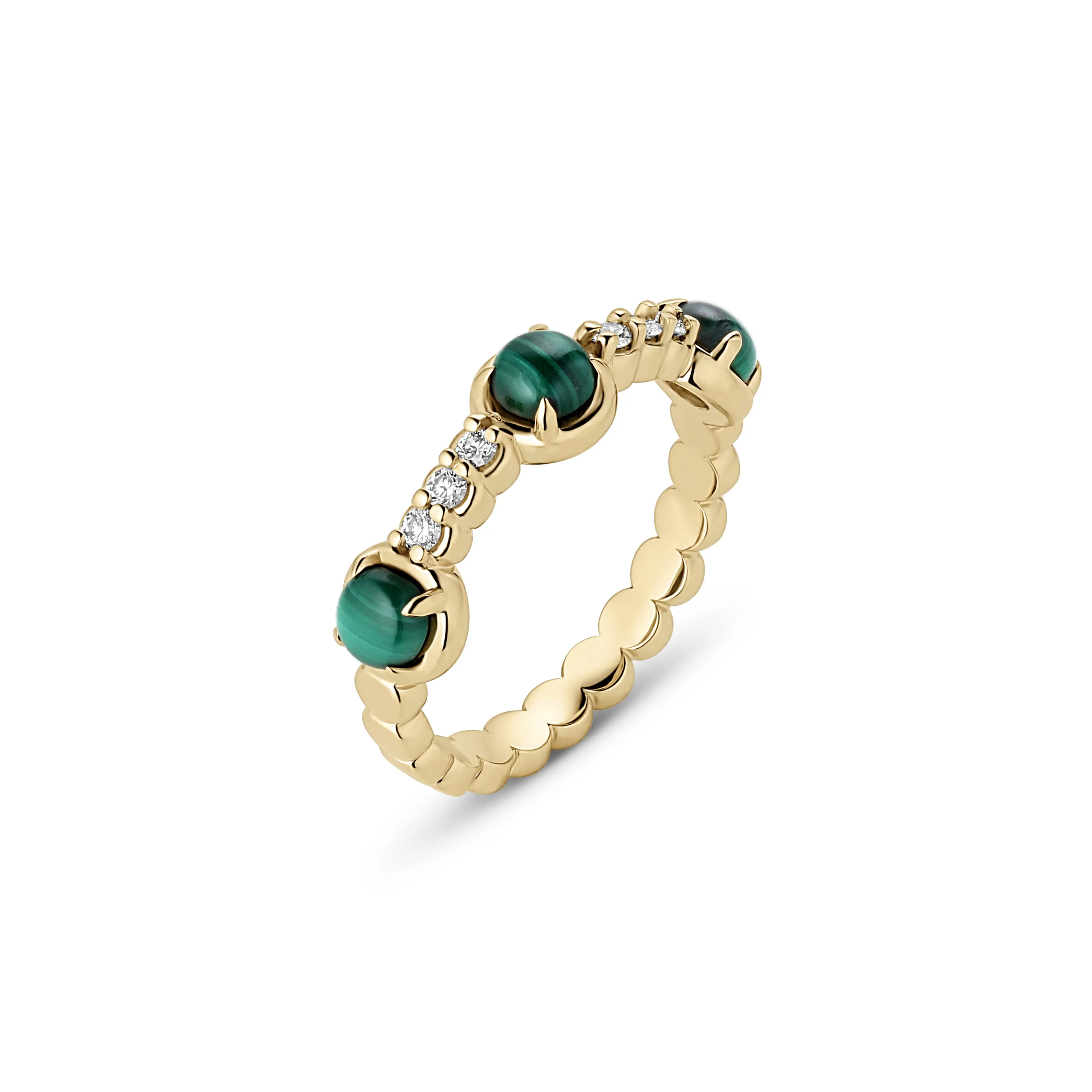 Palace Bauble Ring Malachite