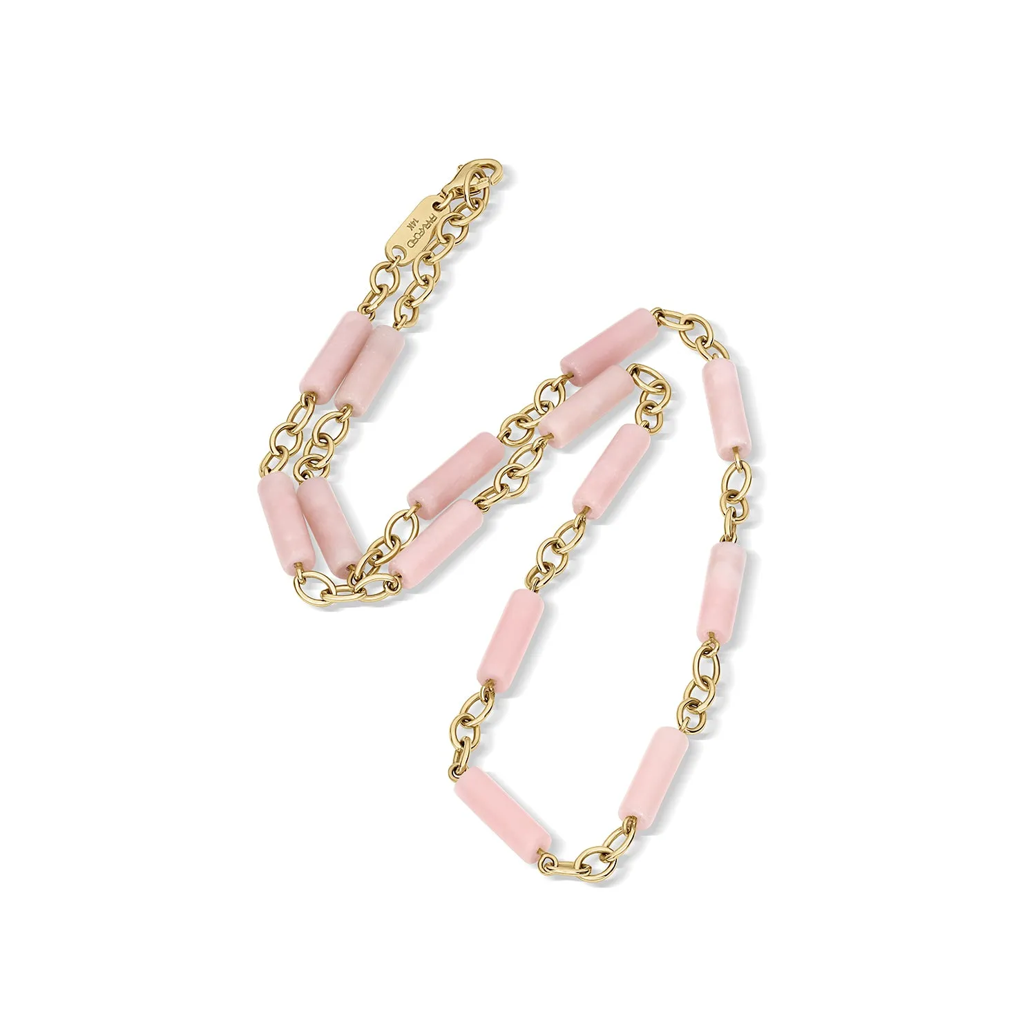 Palace Bead Chain Pink Opal