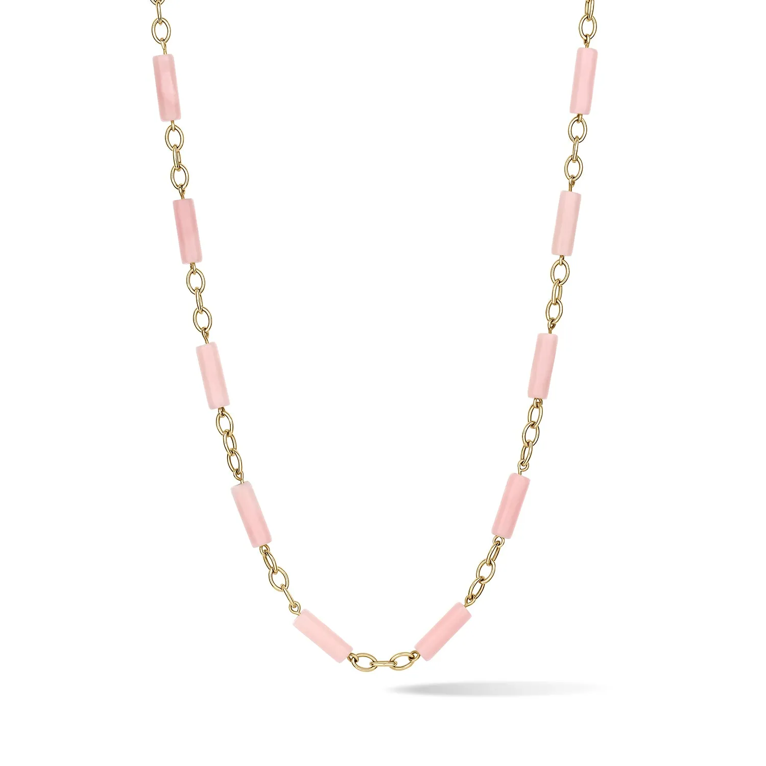 Palace Bead Chain Pink Opal