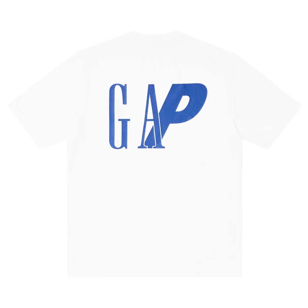 Palace Gap Tee White Blue