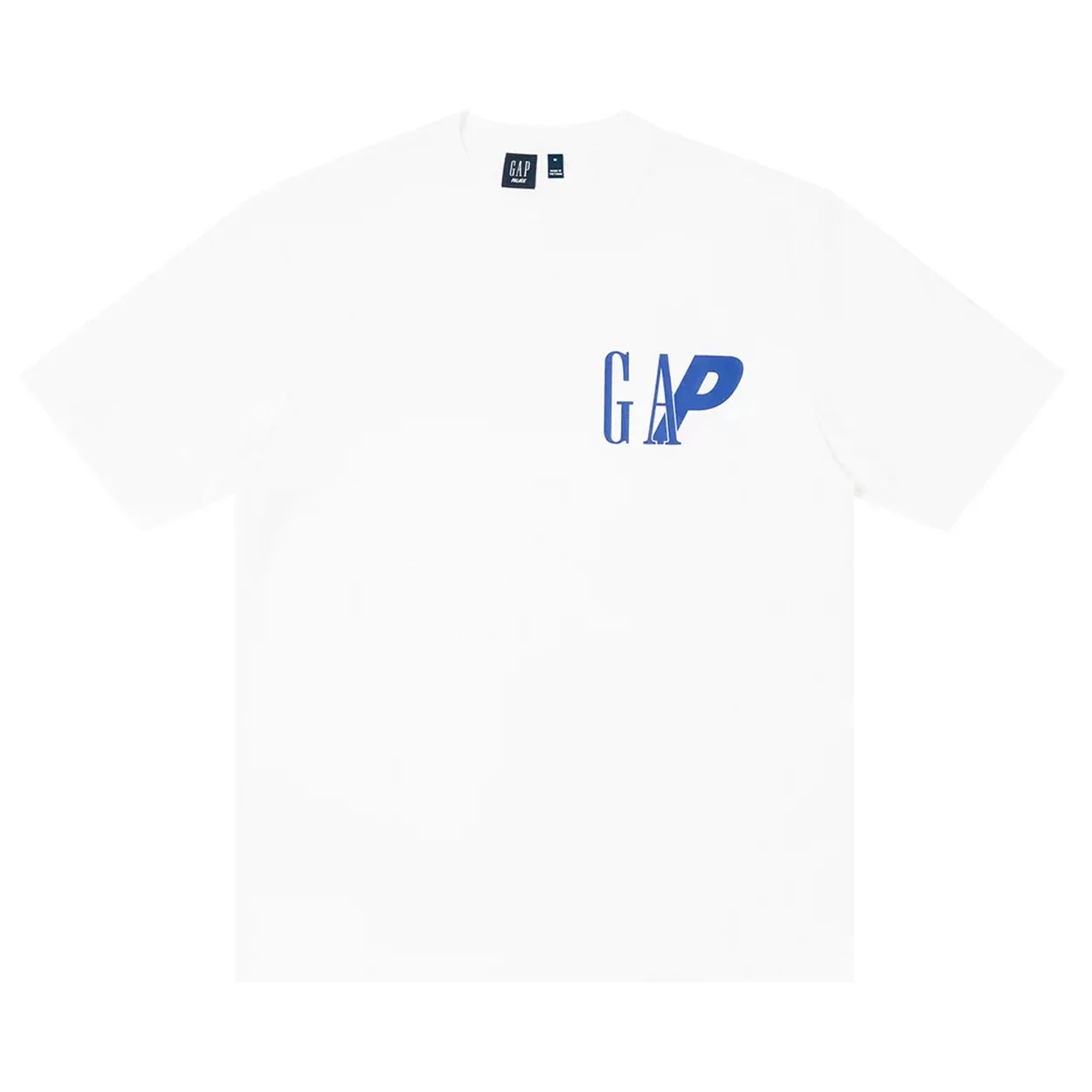 Palace Gap Tee White Blue