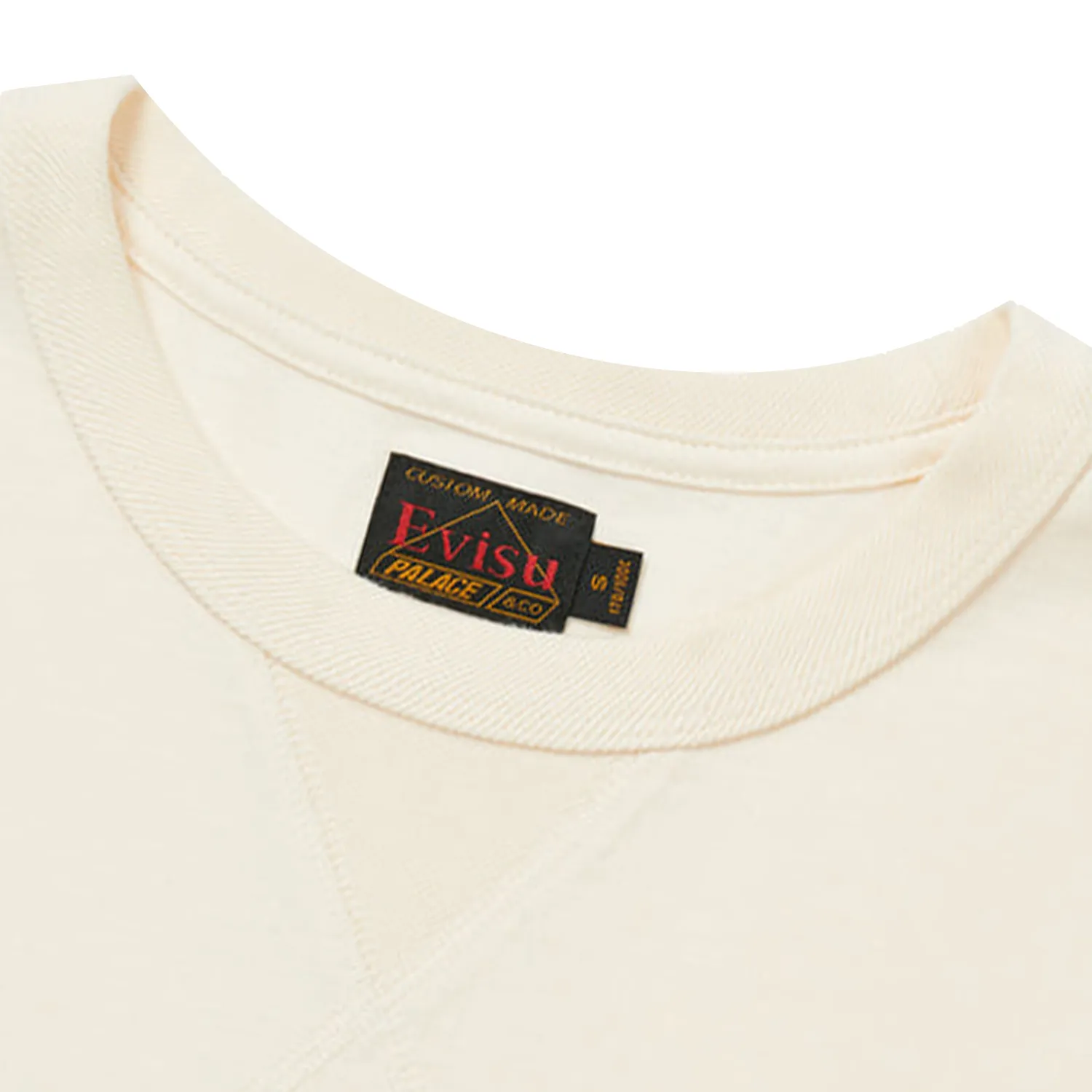 Palace x Evisu Logo Tee Cream