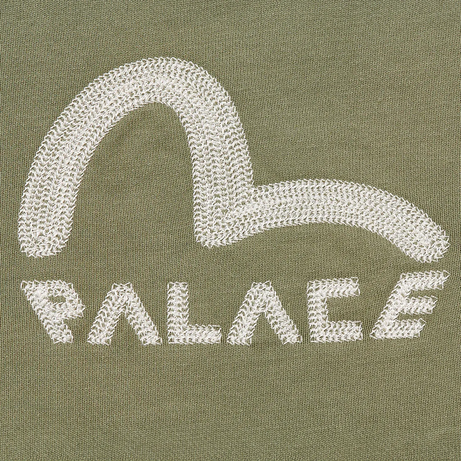 Palace x Evisu Zip Sweatshirt Olive