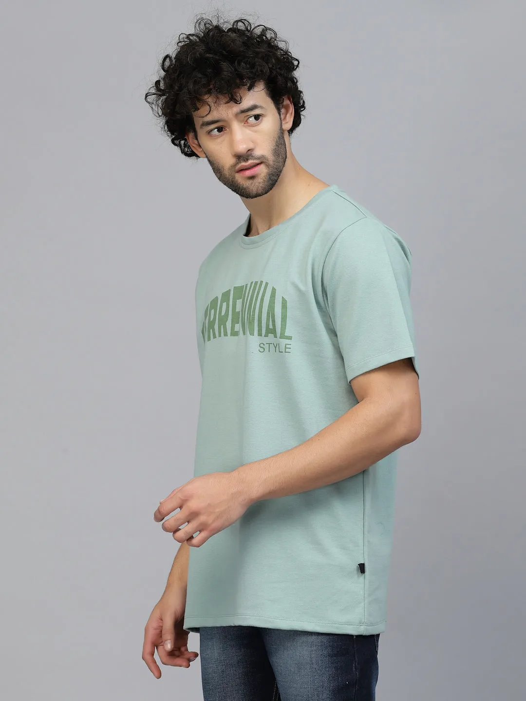 Perrennial Typography Oversized Terry T-Shirt