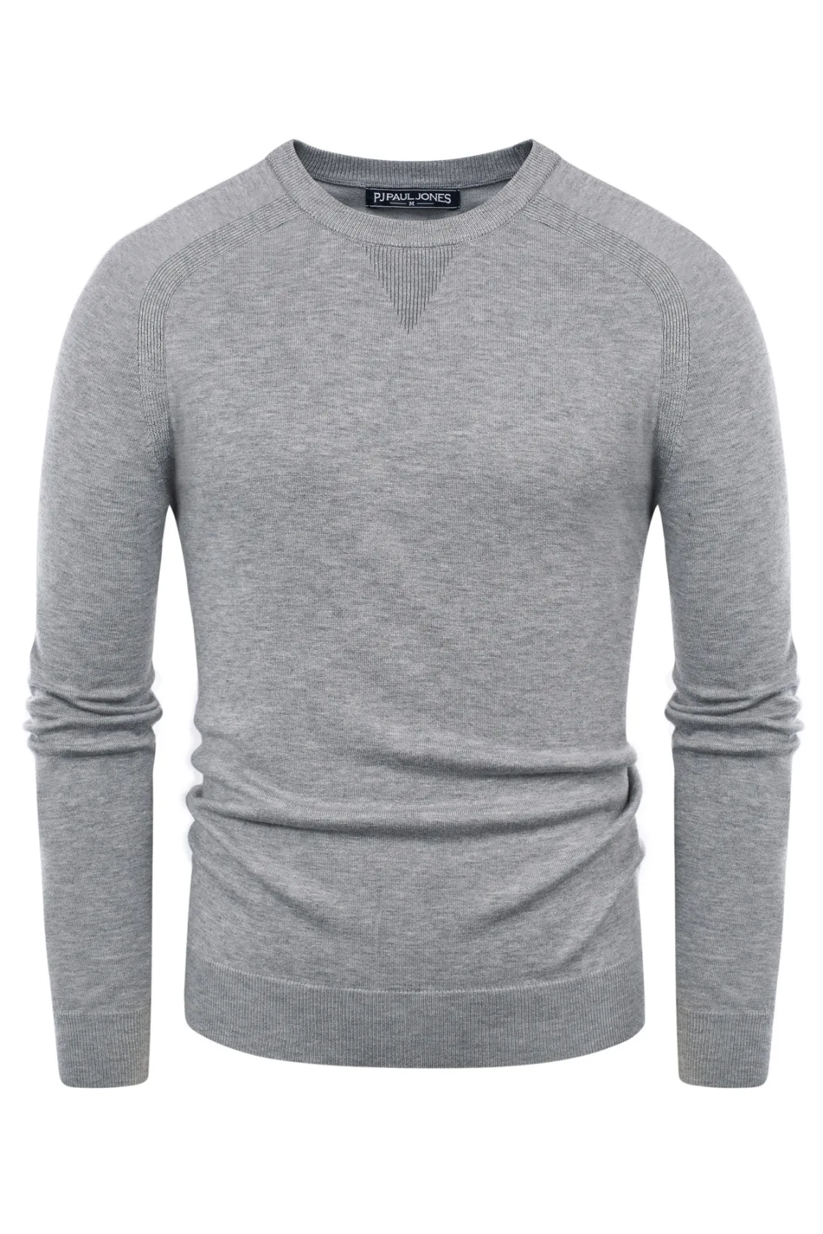 PJ Men's Crewveck Sweaters Casual Crew Neck Sweatshirt Wool Blend Knit Pullovers