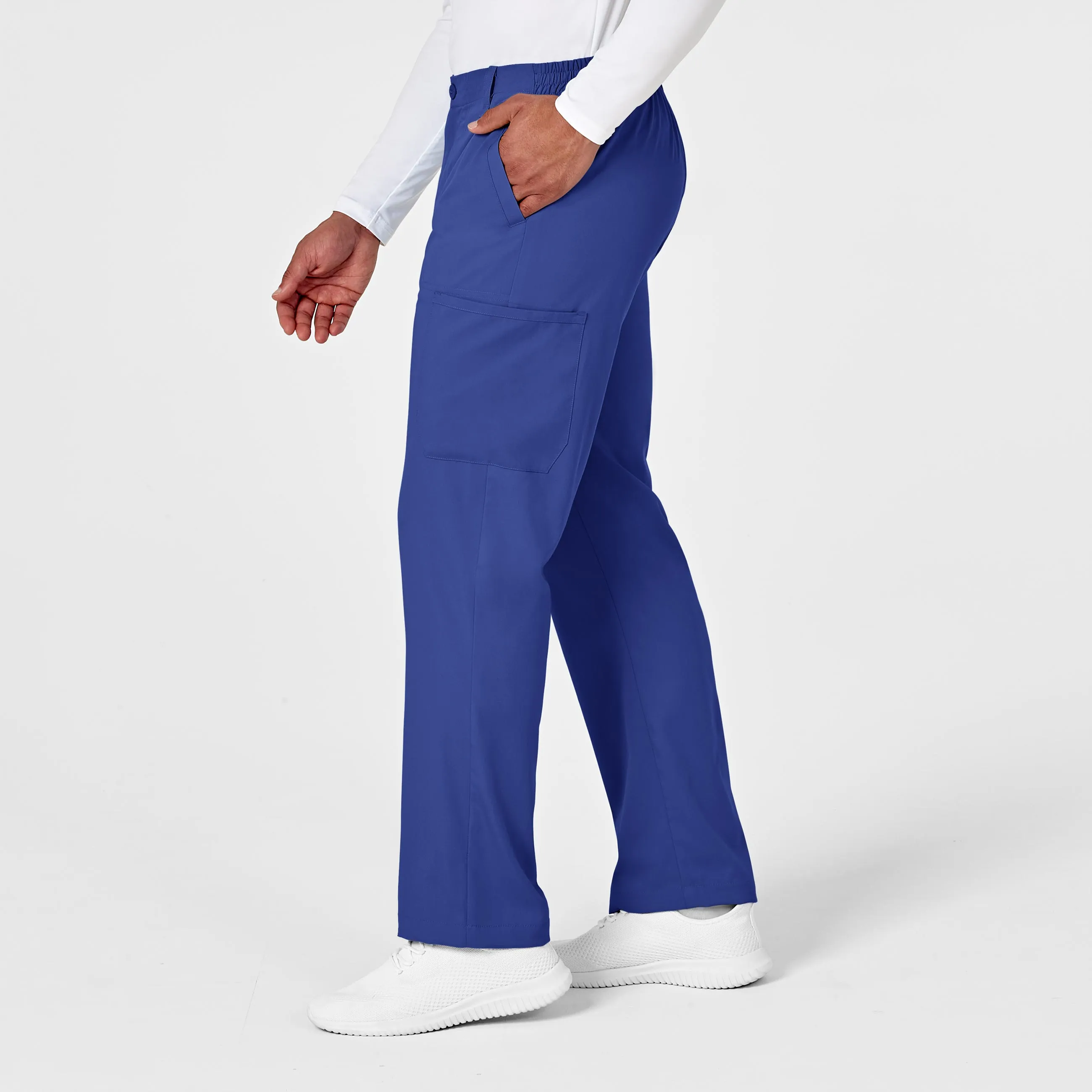 PRO Men's Cargo Scrub Pant - Galaxy Blue