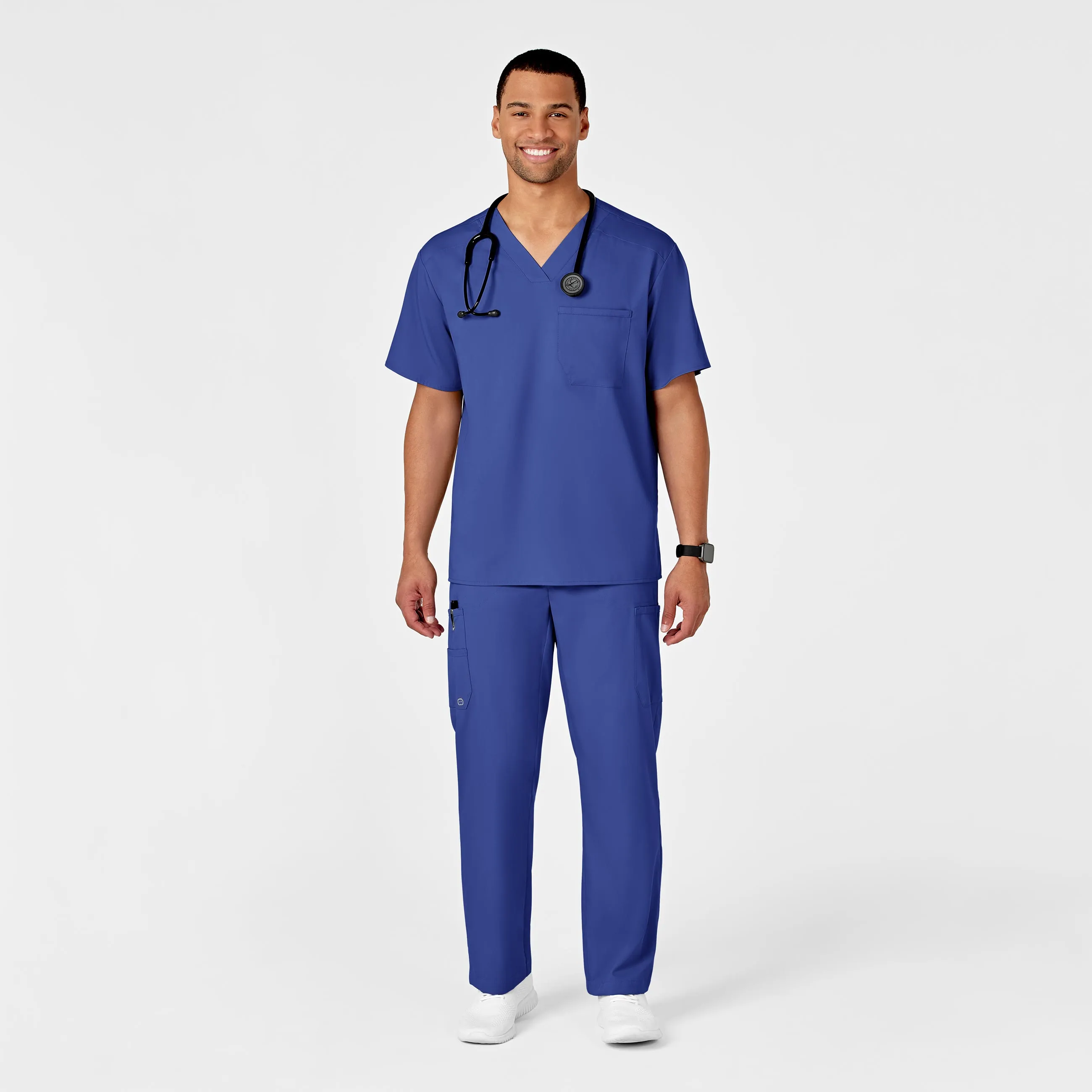 PRO Men's Cargo Scrub Pant - Galaxy Blue