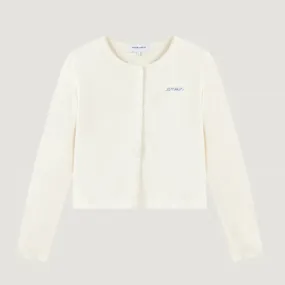 "Amour" Tolbiac Cardigan (Ivory)