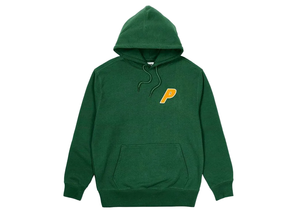 "Palace Tri-Chenille Hood (FW21) Green"